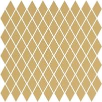 Плитка Winckelmans Mosaic Special Shapes Linear Layout Diamonds Cognac Cog 27x27.5 см, поверхность матовая