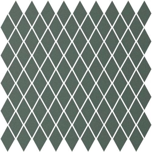 Winckelmans Mosaic Special Shapes Linear Layout Diamonds Green Veu 27x27.5