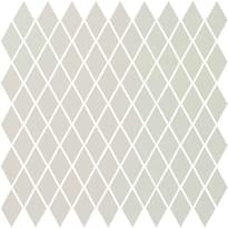 Плитка Winckelmans Mosaic Special Shapes Linear Layout Diamonds Super White Bas 27x27.5 см, поверхность матовая