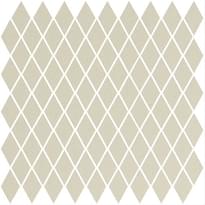 Плитка Winckelmans Mosaic Special Shapes Linear Layout Diamonds White Bau 27x27.5 см, поверхность матовая