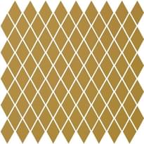 Плитка Winckelmans Mosaic Special Shapes Linear Layout Diamonds Yellow Jau 27x27.5 см, поверхность матовая
