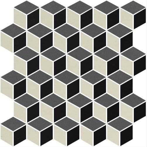 Winckelmans Mosaic Special Shapes Trompe L-Oeil Diamond-2 27.5x28.5