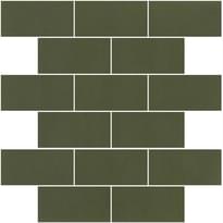 Плитка Winckelmans Panel Brick Green Australian Vea 31.2x31.5 см, поверхность матовая