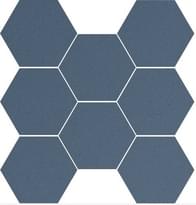 Плитка Winckelmans Panel Deli Blue Beu On Fiber 26x30 см, поверхность матовая