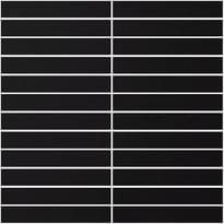 Плитка Winckelmans Panel Linear Black Noi 30.3x31.8 см, поверхность матовая