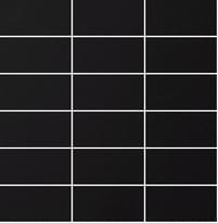 Плитка Winckelmans Panel Linear Black Noi 31.5x30.7 см, поверхность матовая