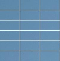 Плитка Winckelmans Panel Linear Blue Beu 31.5x30.7 см, поверхность матовая