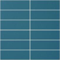 Плитка Winckelmans Panel Linear Dark Blue Bef 30.5x31.5 см, поверхность матовая