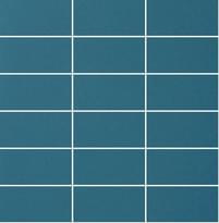 Плитка Winckelmans Panel Linear Dark Blue Bef 31.5x30.7 см, поверхность матовая