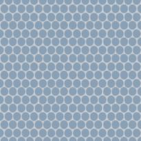 Плитка Winckelmans Rounds Mosaics Rounds D18 Blue Beu 28x30 см, поверхность матовая