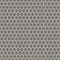 Плитка Winckelmans Rounds Mosaics Rounds D18 Charcoal Ant 28x30 см, поверхность матовая