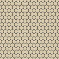 Плитка Winckelmans Rounds Mosaics Rounds D18 Ivory Ivo 28x30 см, поверхность матовая