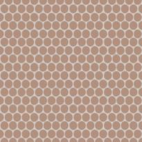 Плитка Winckelmans Rounds Mosaics Rounds D18 Old Pink Rsv 28x30 см, поверхность матовая