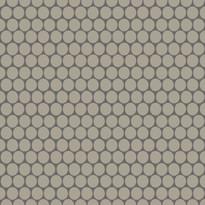 Плитка Winckelmans Rounds Mosaics Rounds D18 Pale Grey Grp 28x30 см, поверхность матовая