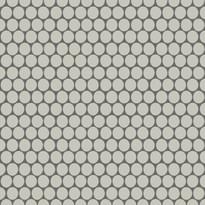 Плитка Winckelmans Rounds Mosaics Rounds D18 Pearl Grey Per 28x30 см, поверхность матовая