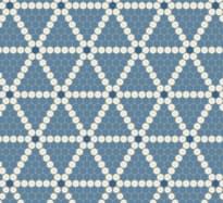 Плитка Winckelmans Rounds Mosaics Rounds Dessin 1004 27.5x27.5 см, поверхность матовая