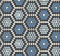 Плитка Winckelmans Rounds Mosaics Rounds Dessin 2004 27.5x27.5 см, поверхность матовая