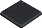 Плитка Winckelmans Simple Colors Anitslip 2Br Relief Black Noi 10x10 см, поверхность матовая