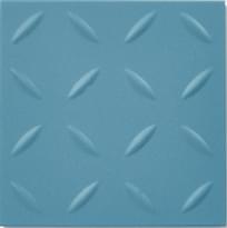 Плитка Winckelmans Simple Colors Anitslip Cx.10 Relief R10 Dark Blue Bef 10x10 см, поверхность матовая