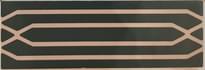 Плитка Winckelmans Simple Colors Decors Encaustic Enc37 White Black 5x15 см, поверхность матовая