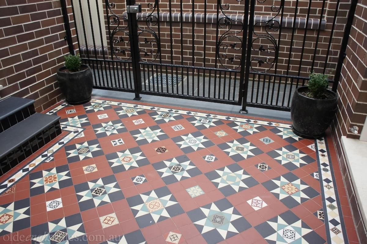 керамогранит фабрики Winckelmans коллекция Simple Colors Decors Encaustic