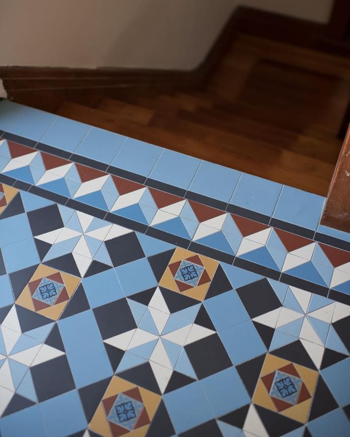 керамогранит фабрики Winckelmans коллекция Simple Colors Decors Encaustic