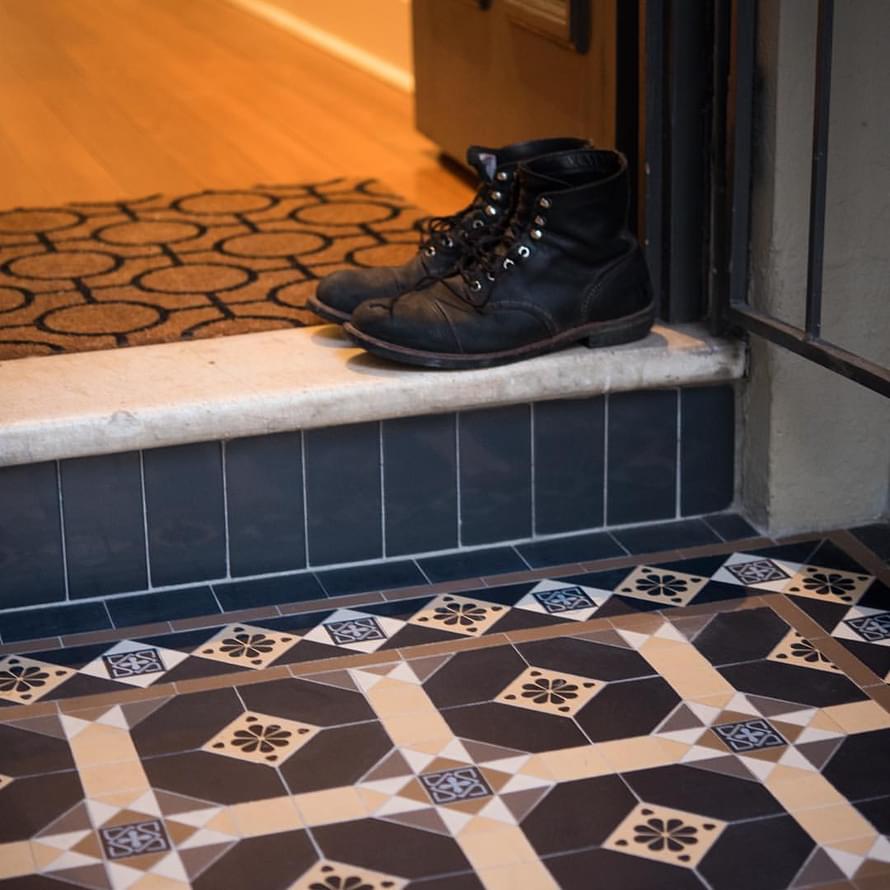 керамогранит фабрики Winckelmans коллекция Simple Colors Decors Encaustic