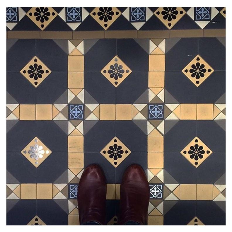 керамогранит фабрики Winckelmans коллекция Simple Colors Decors Encaustic