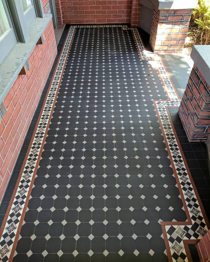 керамогранит фабрики Winckelmans коллекция Simple Colors Decors Encaustic