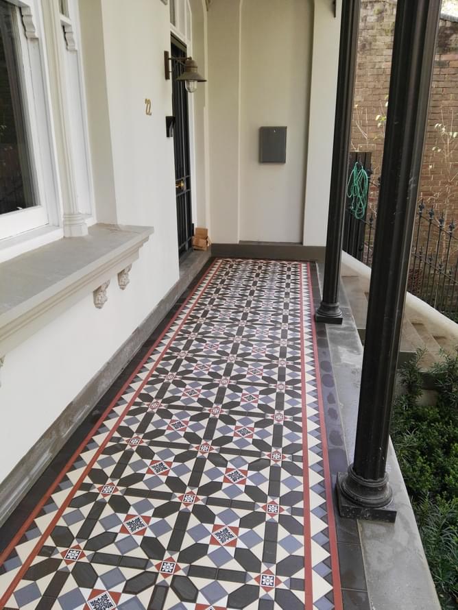 керамогранит фабрики Winckelmans коллекция Simple Colors Decors Encaustic