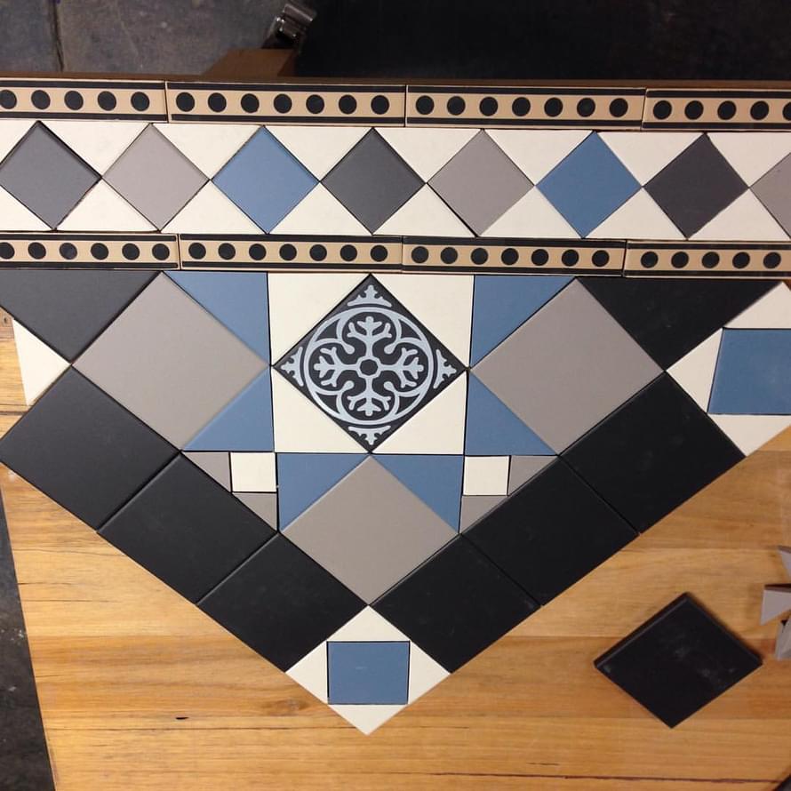 керамогранит фабрики Winckelmans коллекция Simple Colors Decors Encaustic