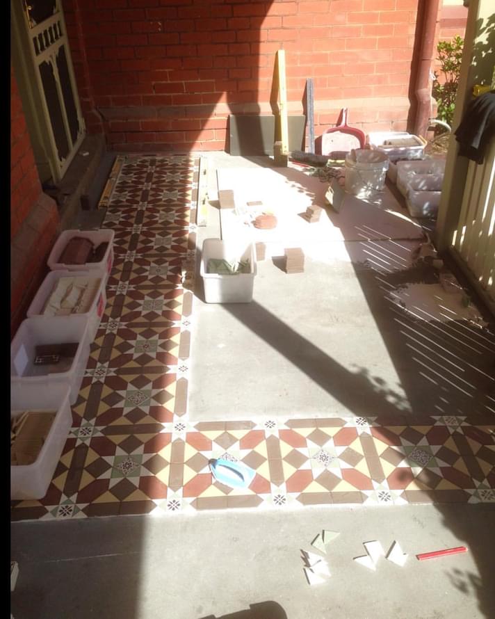 керамогранит фабрики Winckelmans коллекция Simple Colors Decors Encaustic