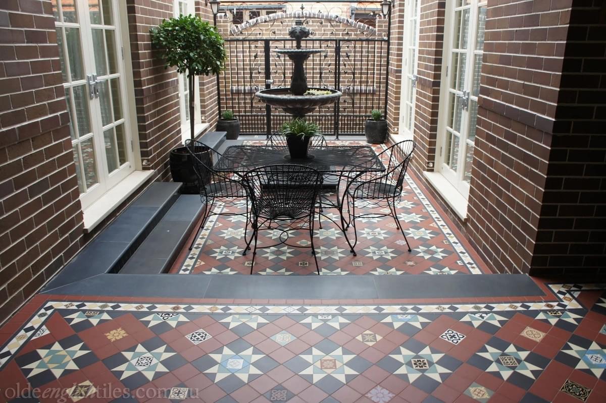 керамогранит фабрики Winckelmans коллекция Simple Colors Decors Encaustic