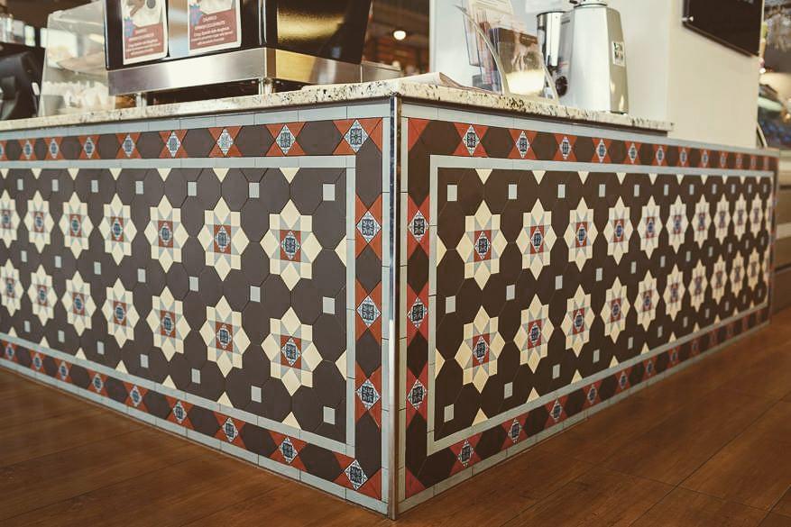 керамогранит фабрики Winckelmans коллекция Simple Colors Decors Encaustic