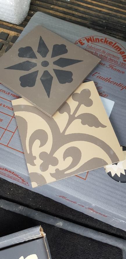 керамогранит фабрики Winckelmans коллекция Simple Colors Decors