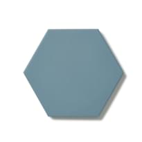 Плитка Winckelmans Simple Colors Hexagon Hex.15 Blue Beu 14.9x17.3 см, поверхность матовая