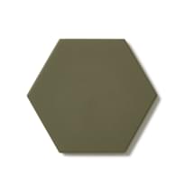 Плитка Winckelmans Simple Colors Hexagon Hex.15 Green Veu 14.9x17.3 см, поверхность матовая