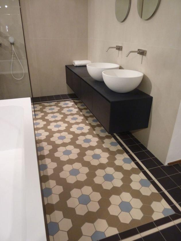 керамогранит фабрики Winckelmans коллекция Simple Colors Hexagon