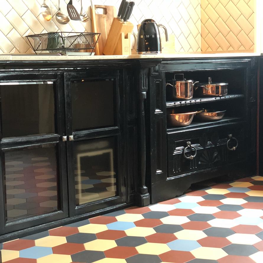 керамогранит фабрики Winckelmans коллекция Simple Colors Hexagon