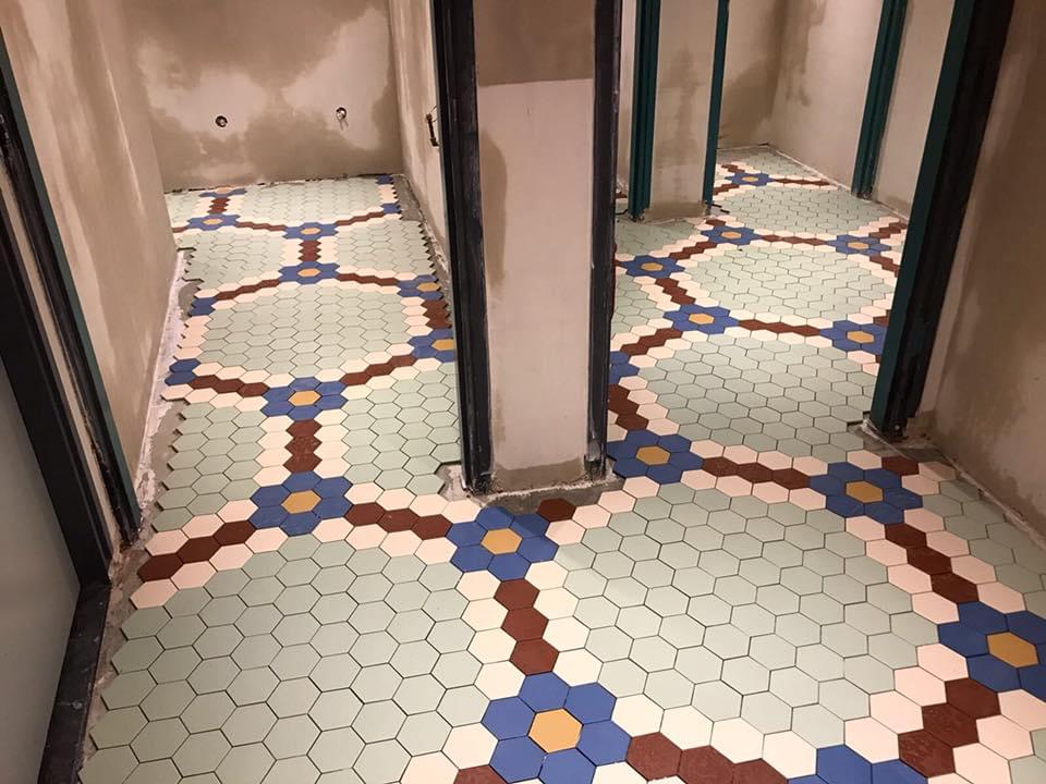 керамогранит фабрики Winckelmans коллекция Simple Colors Hexagon