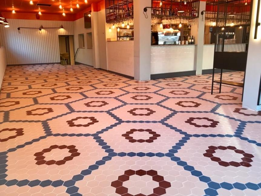 керамогранит фабрики Winckelmans коллекция Simple Colors Hexagon