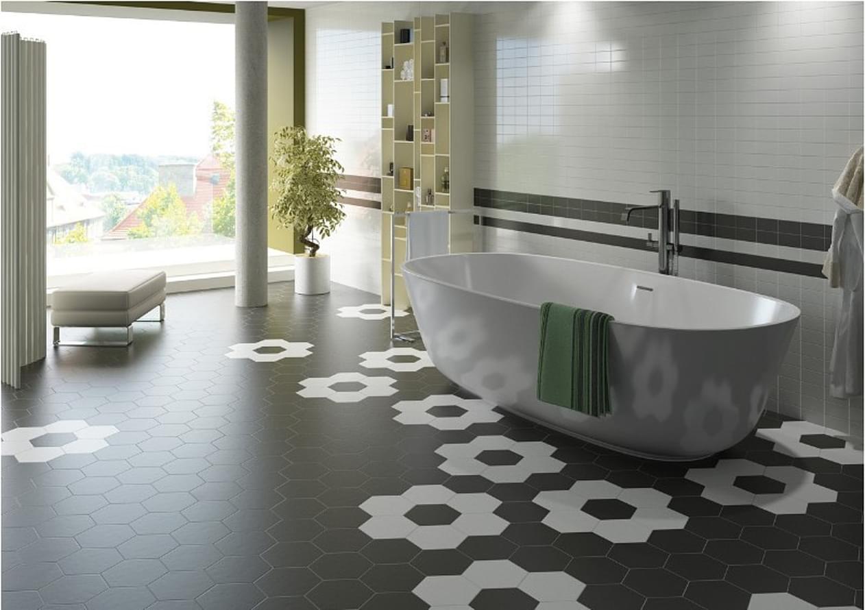 керамогранит фабрики Winckelmans коллекция Simple Colors Hexagon