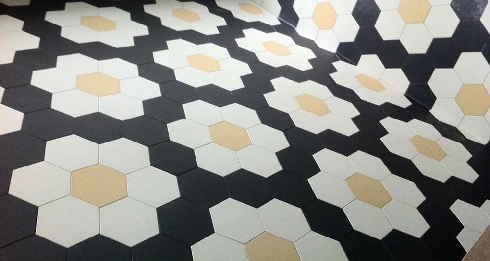 керамогранит фабрики Winckelmans коллекция Simple Colors Hexagon