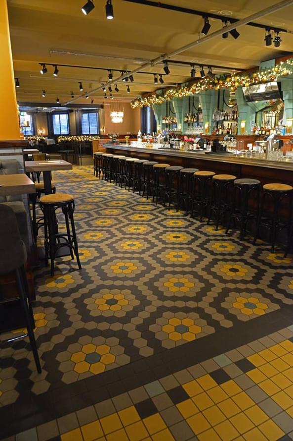 керамогранит фабрики Winckelmans коллекция Simple Colors Hexagon