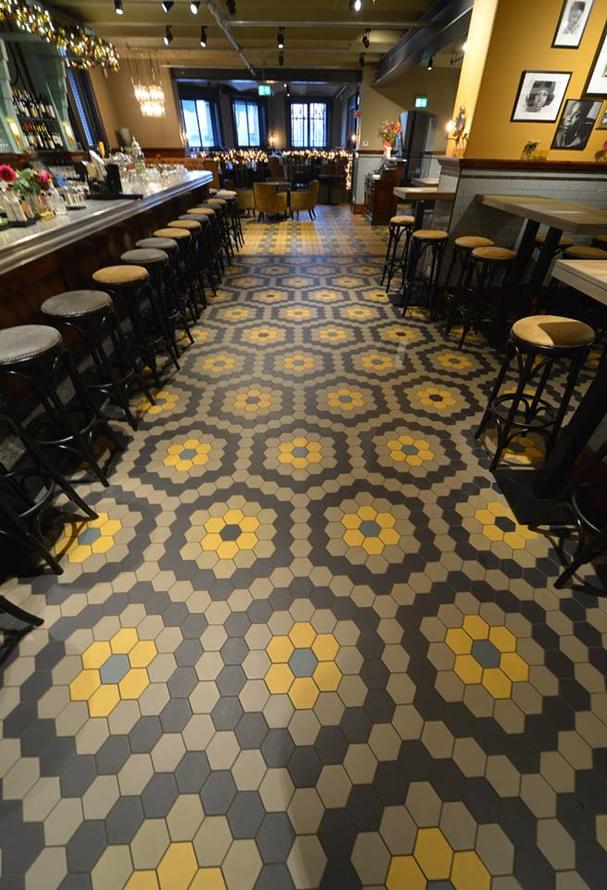 керамогранит фабрики Winckelmans коллекция Simple Colors Hexagon