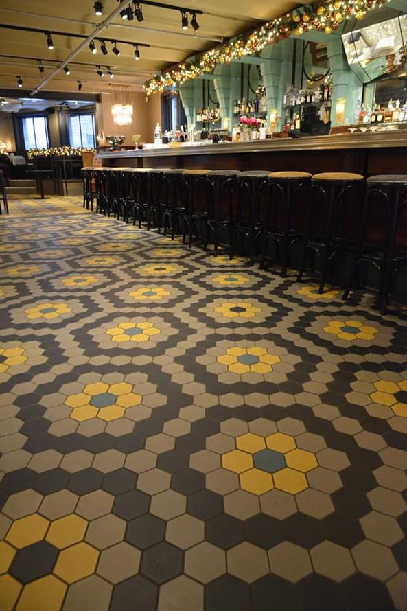 керамогранит фабрики Winckelmans коллекция Simple Colors Hexagon