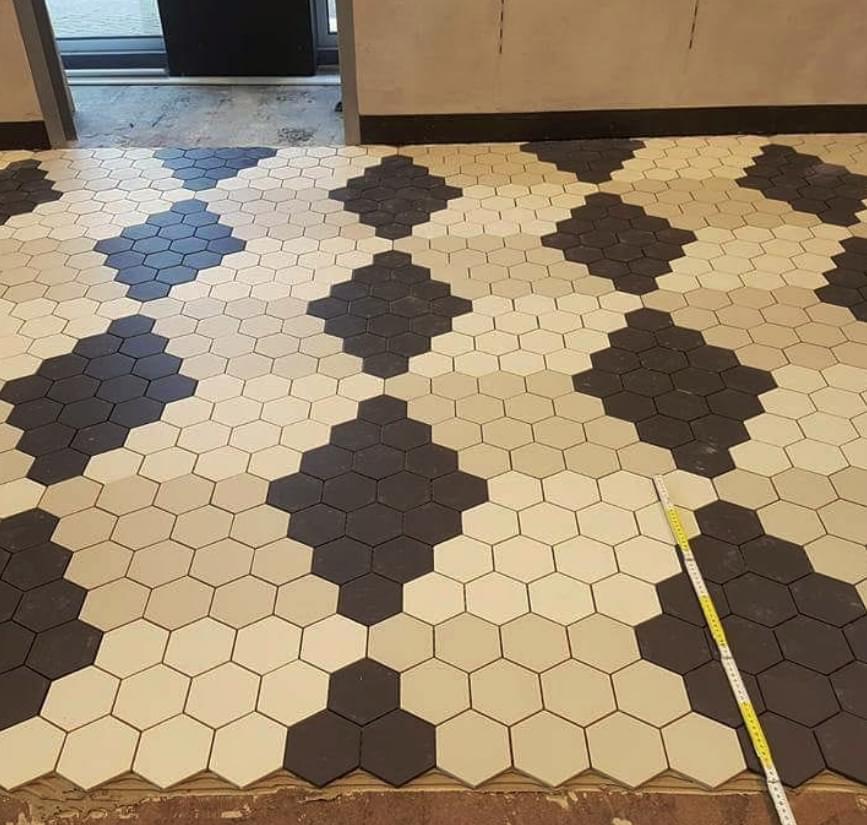 керамогранит фабрики Winckelmans коллекция Simple Colors Hexagon