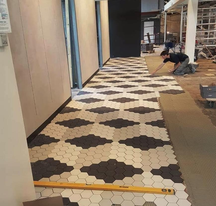 керамогранит фабрики Winckelmans коллекция Simple Colors Hexagon