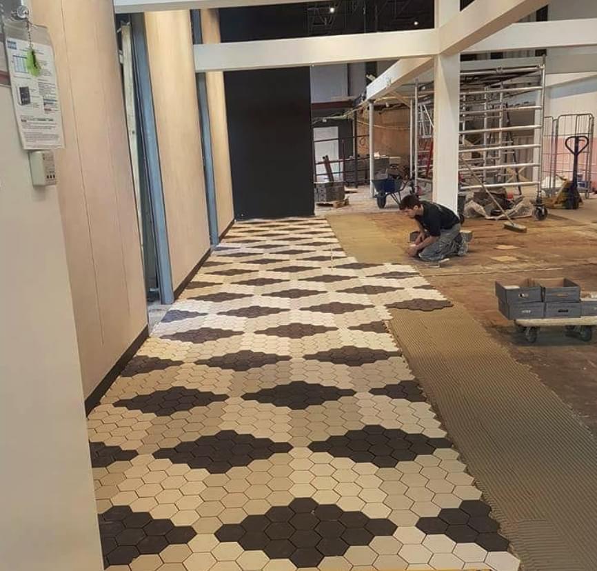 керамогранит фабрики Winckelmans коллекция Simple Colors Hexagon