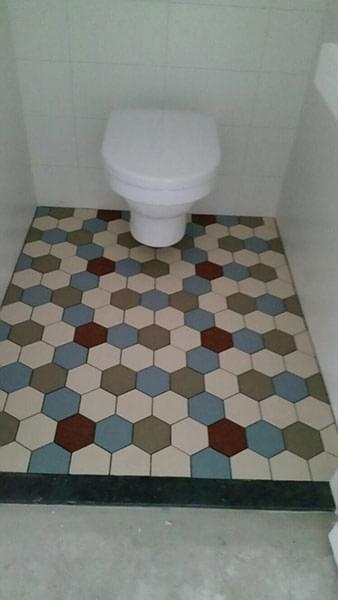 керамогранит фабрики Winckelmans коллекция Simple Colors Hexagon